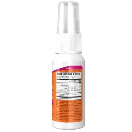 NOW Foods Vitamin B-12 Liposomal Spray 59ml