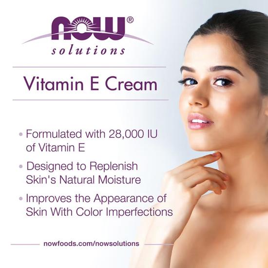 NOW Foods Vitamin E Cream 118ml