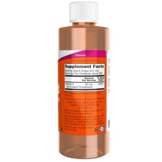 NOW Foods Vitamin E Natural Liquid 118ml