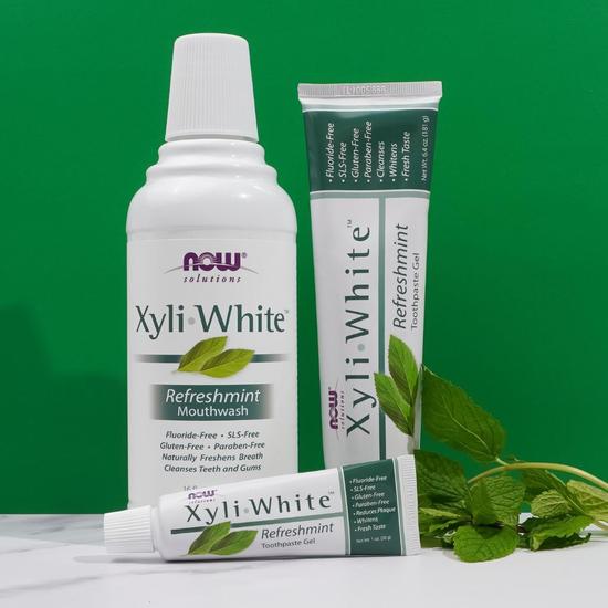 NOW Foods XyliWhite Refreshmint Toothpaste Gel 181g