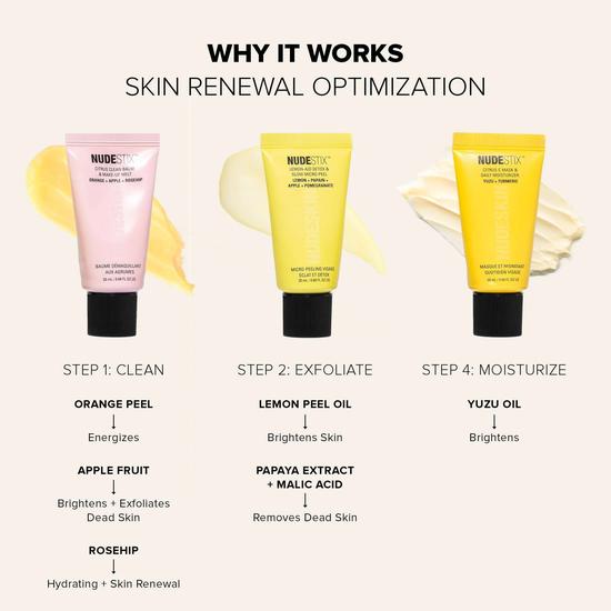 Nudestix Nudeskin 3-Step Citrus Skin Renewal