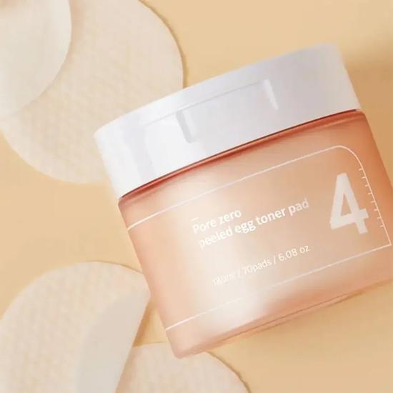 Numbuzin No.4 Pore Zero Peeled Egg Toner Pad