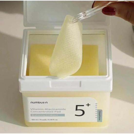 Numbuzin No.5 Vitamin-Niacinamide Concentrated Pad 70pcs