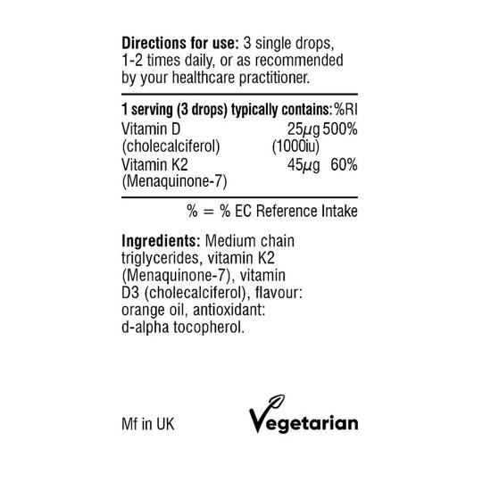 Nutri Advanced Vitamin D3 With K2 Liquid Sales & Offers