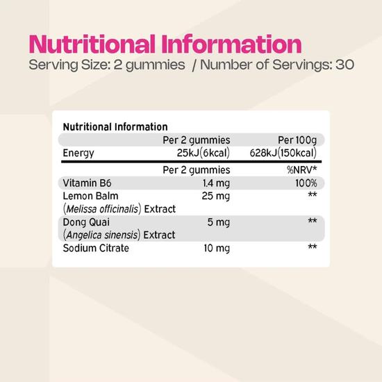 Nutriburst Fembalance Gummies 60 Gummies