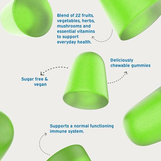 Nutriburst GreenVita Gummies 60 Gummies