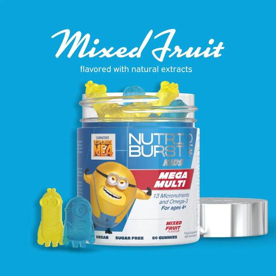 Nutriburst Kids MegaMulti With Omega-3 Gummies 60 Gummies
