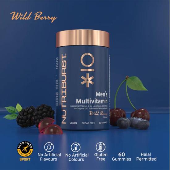 Nutriburst Men's Multivitamin Gummies 60 Gummies