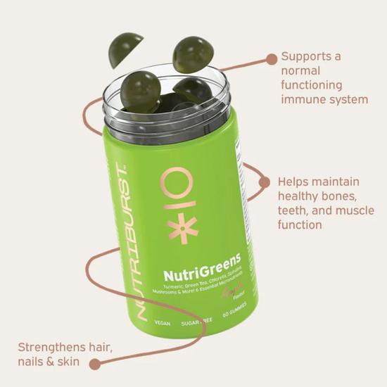 Nutriburst Nutri Greens Gummies 60 Gummies
