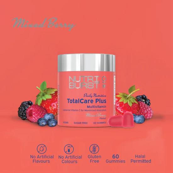Nutriburst TotalCare Plus Multivitamin Gummies 60 Gummies