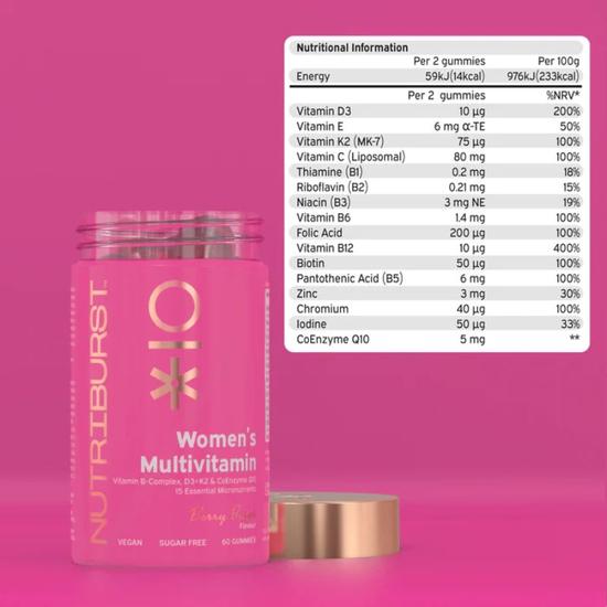Nutriburst Women's Multivitamin Gummies 60 Gummies
