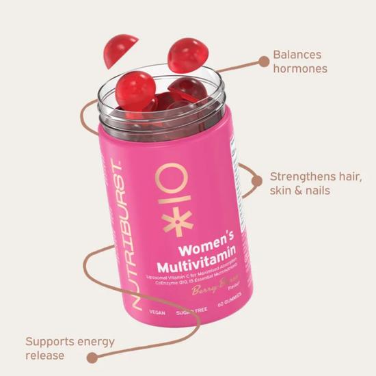 Nutriburst Women's Multivitamin Gummies 60 Gummies