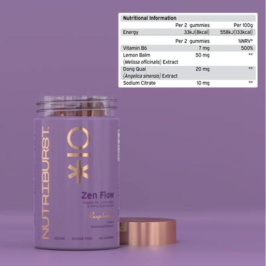 Nutriburst Zen Flo Gummies 60 Gummies
