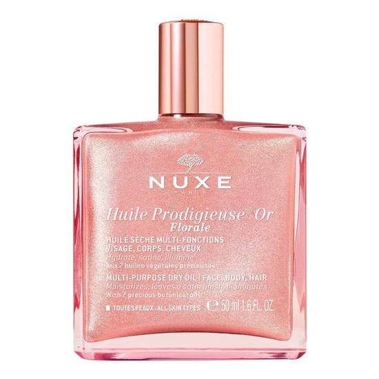 Nuxe Huile Prodigieuse Or Florale Shimmering Multi-Purpose Dry Oil For Face, Body & Hair 50ml
