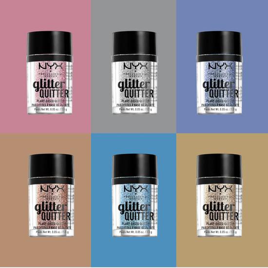 NYX Professional Makeup Glitter Quitter Plant Based Glitter Bronze