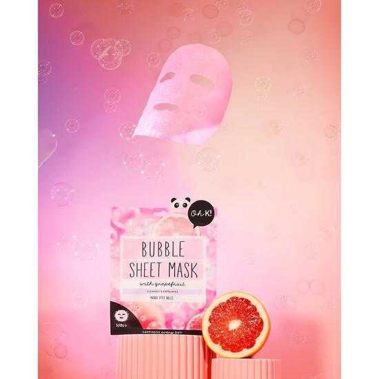 Oh k! Bubble Sheet Mask Grapefruit