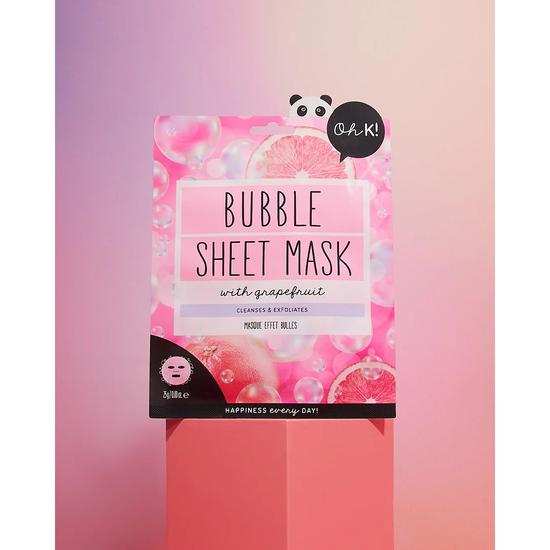 Oh k! Bubble Sheet Mask Grapefruit