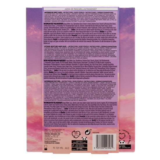 Oh k! Head To Toe Glow Mask & Peel Pamper Set