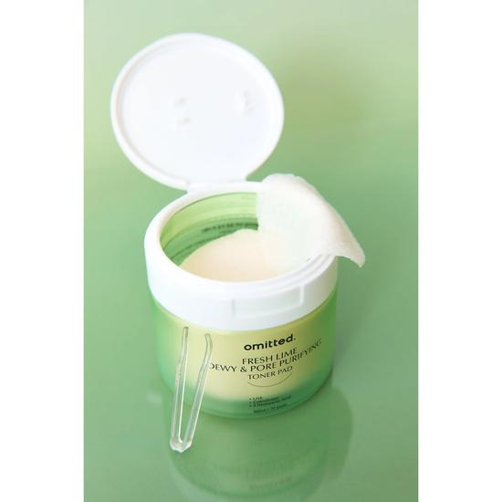 Omitted Fresh Lime Dewy & Pore Purifying Toner Pad 160ml