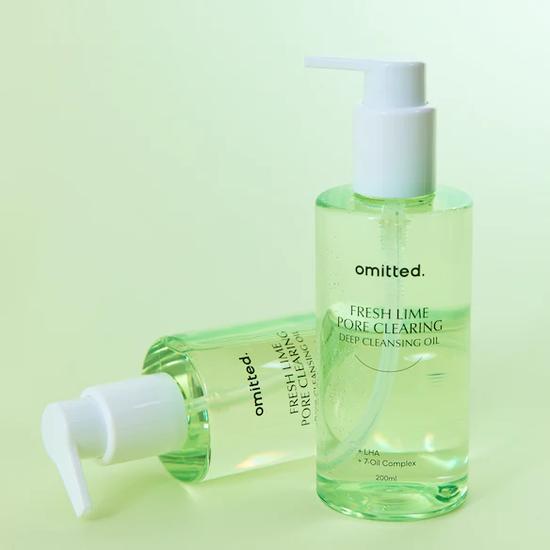 Omitted Fresh Lime Pore Clearing Deep Cleansing Oil 200ml