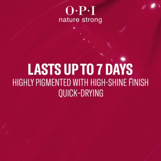 OPI A Bloom With A View Nail Polish Nature Strong 15ml - Red