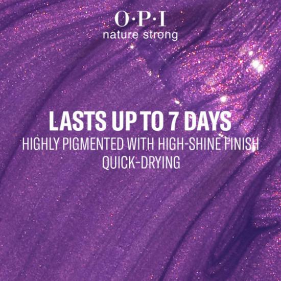 OPI Achieve Grapeness Nail Polish Nature Strong 15ml - Purple
