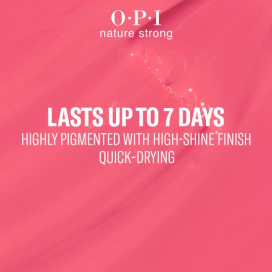 OPI Big Bloom Energy Nail Polish Nature Strong 15ml - Pink