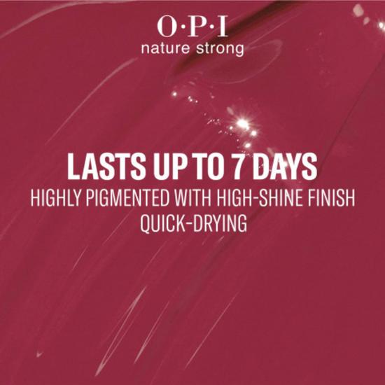 OPI Give A Garnet Nail Polish Nature Strong 15ml - Red