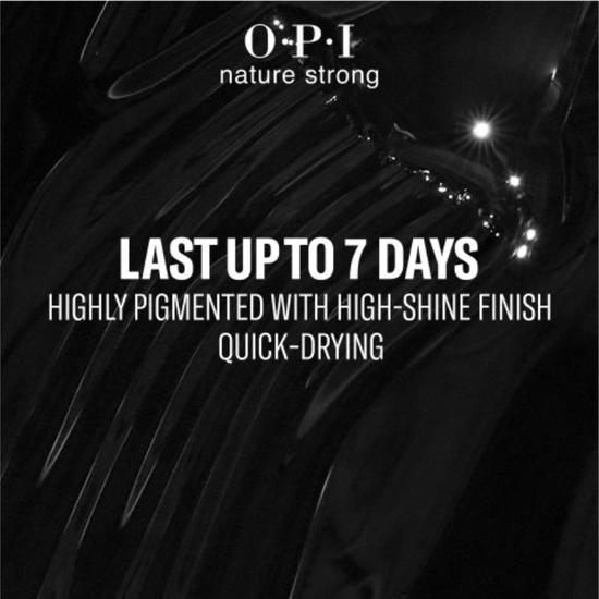 OPI Onyx Skies Nail Polish Nature Strong 15ml - Black