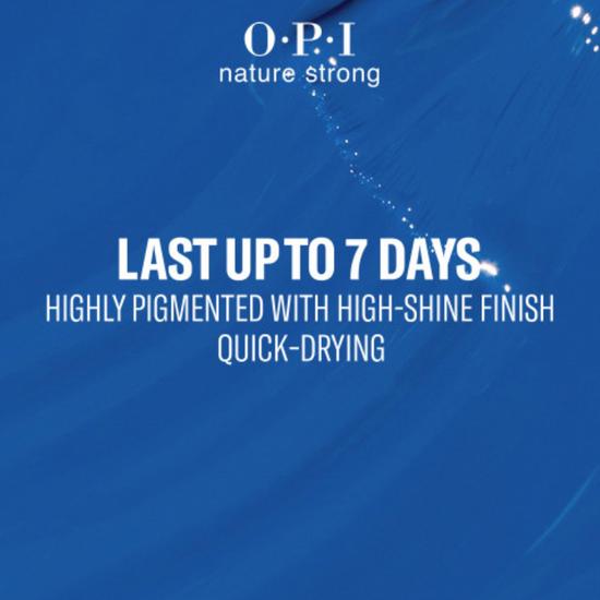 OPI Shore Is Something! Nail Polish Nature Strong 15ml - Blue