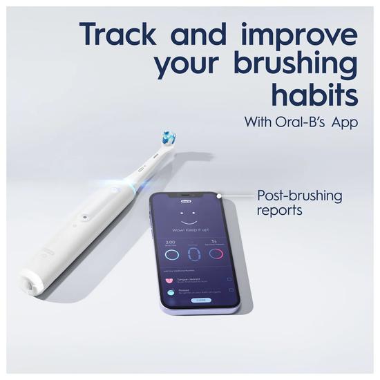 Oral B iO 4 White Electric Toothbrush With Travel Case