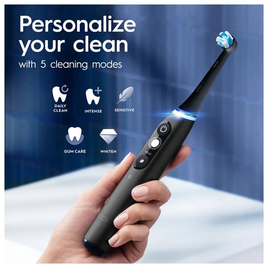 Oral B iO 7 Black Electric Toothbrush Black