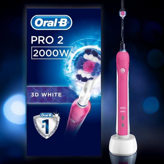 Oral B Pro 2 2000 3d White Electric Toothbrush