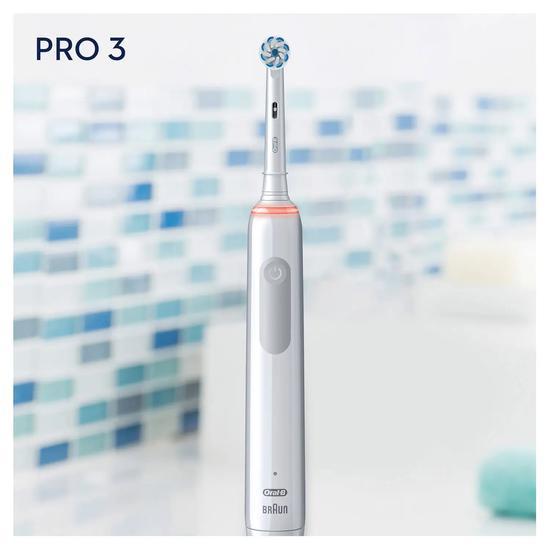 Oral B Pro 3 3000 Sensi Ultra Thin Electric Toothbrush White