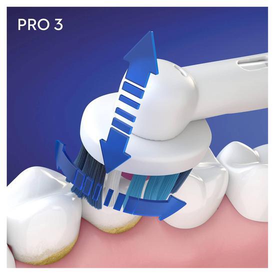 Oral B Pro 3 3500 3d White Electric Toothbrush Pink