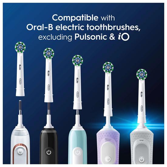 Oral B Pro Sensitive Clean White Toothbrush Heads 4 Pack
