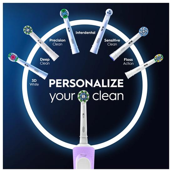 Oral B Vitality Pro Purple Electric Toothbrush & Toothpaste 75ml