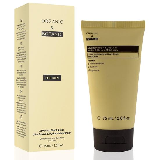 Organic & Botanic Advanced Night & Day Ultra Revive & Hydrate Moisturiser For Men 75ml