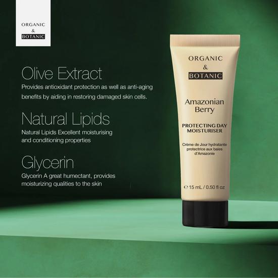 Organic & Botanic Amazonian Berry Day Moisturiser Duo Kit 15ml