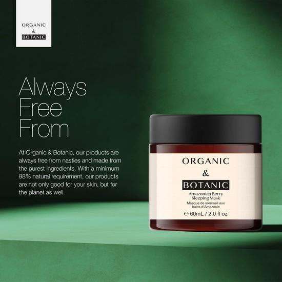 Organic & Botanic Amazonian Berry Sleeping Mask 2 x 60ml