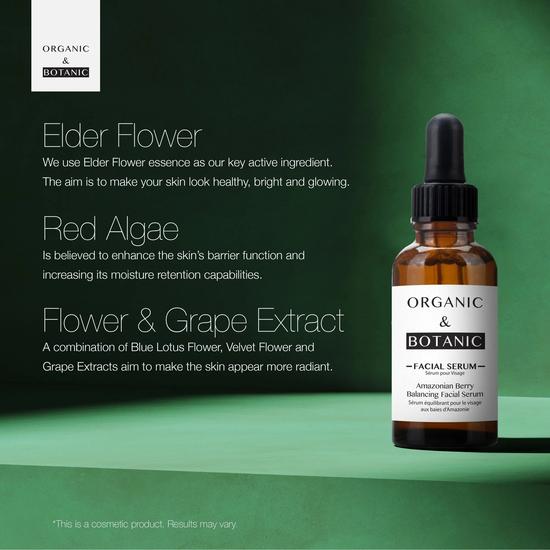 Organic & Botanic Anti-Ageing Amazonian Berry Facial Serum 30ml