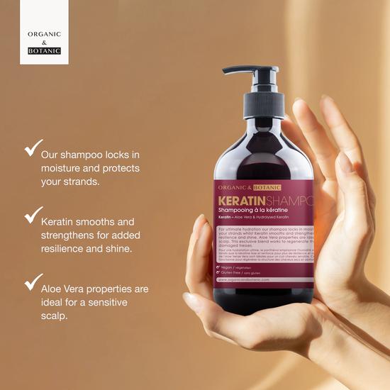 Organic & Botanic Keratin Shampoo 500ml