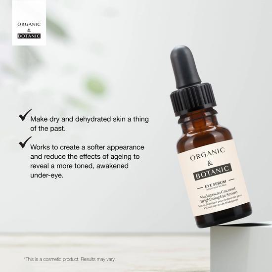 Organic & Botanic Madagascan Coconut Eye Serum 15ml