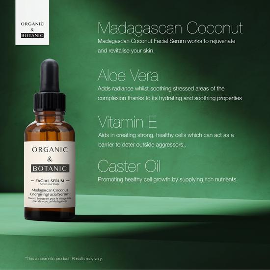 Organic & Botanic Madagascan Coconut Facial Serum 30ml