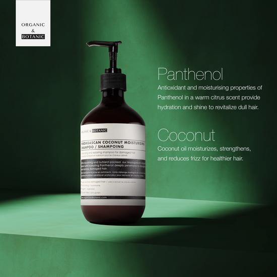 Organic & Botanic Madagascan Coconut Moisturising Shampoo 500ml