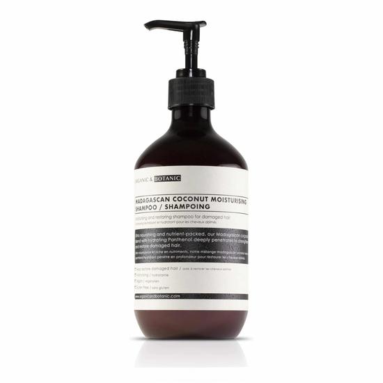 Organic & Botanic Madagascan Coconut Moisturising Shampoo Duo Pack 500ml x 2