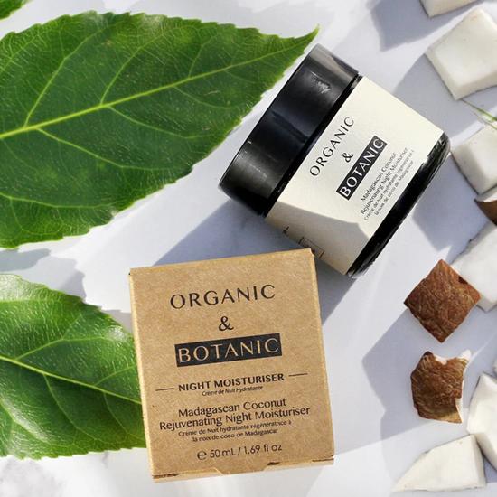 Organic & Botanic Madagascan Coconut Rejuvenating Night Moisturiser 60ml