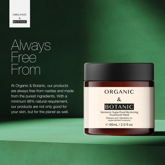 Organic & Botanic Turmeric Superfood Restoring Treatment Mask 60ml