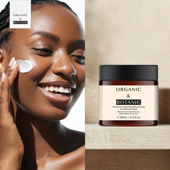 Organic & Botanic Turmeric Superfood Restoring Treatment Mask 60ml