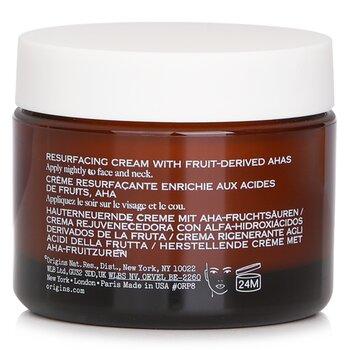 Origins High-Potency Night-A-Mins Resurfacing Cream With Fruit-Derived AHAs 50ml